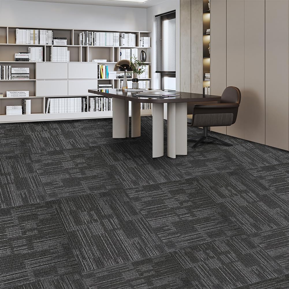 Commercial Kitchen Tile - Hochbelastbare Gewerbliche Teppichfliesen, 24x24, 18er-Pack, 72