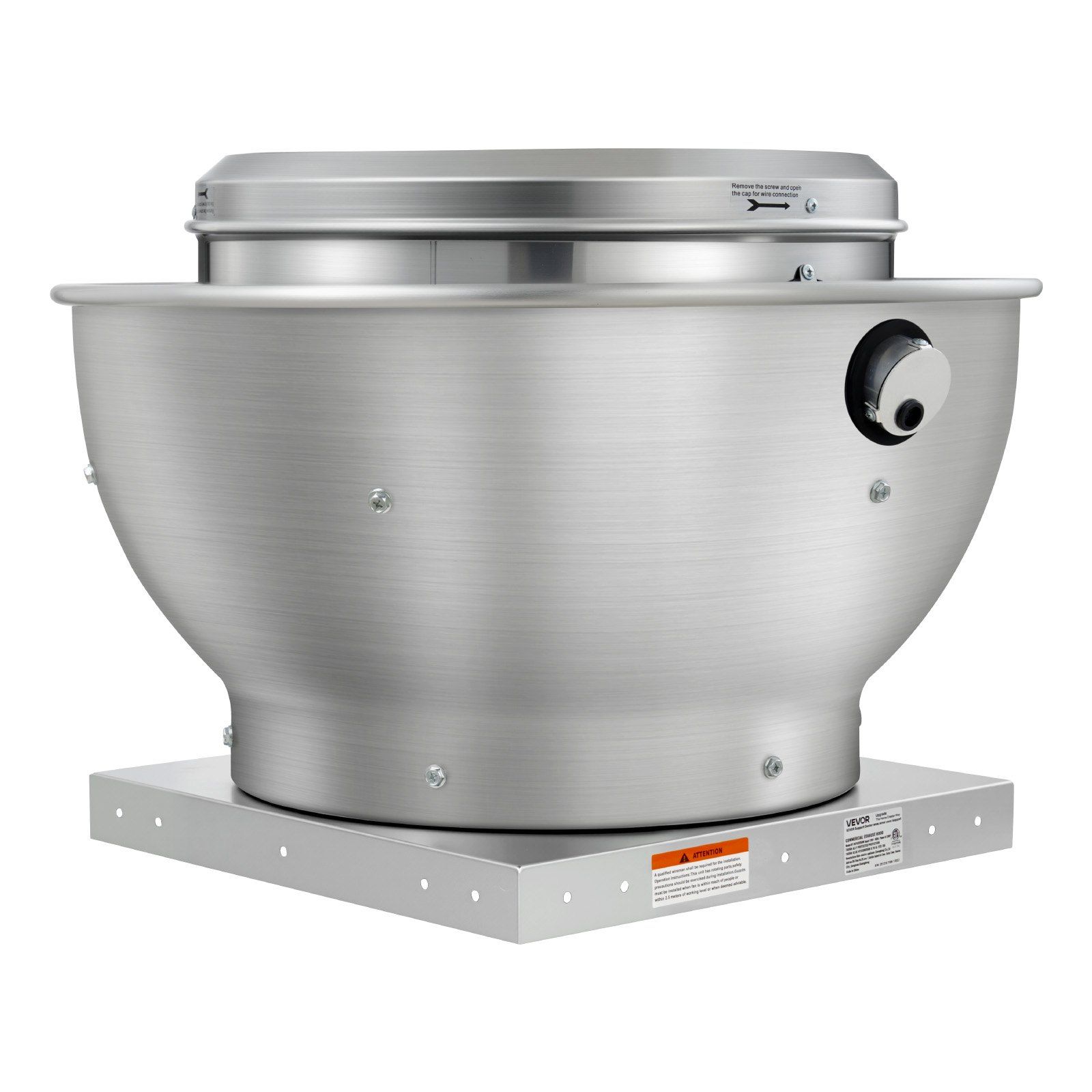Commercial Kitchen Hood Exhaust Fans - Gewerblicher Küchenabluftventilator 1136 CFM Restaurant-Dunstabzugshaube 0,33