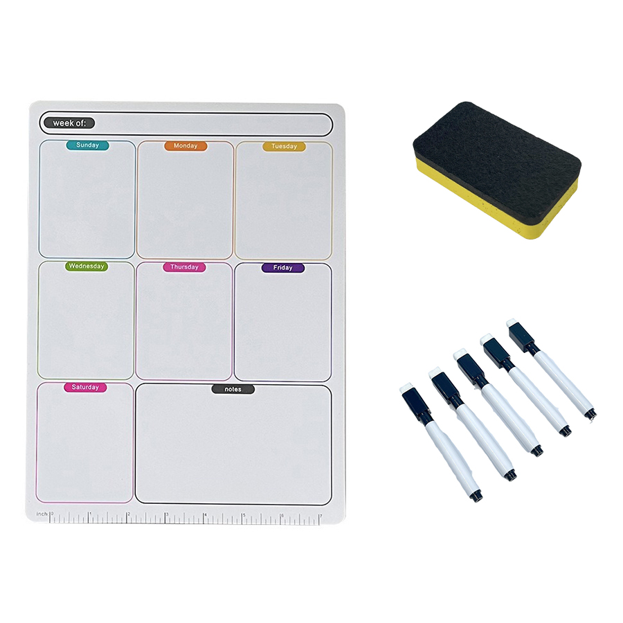 Commercial Kitchen Layout - Magnetisches Whiteboard für die Küche, wiederbeschreibbarer