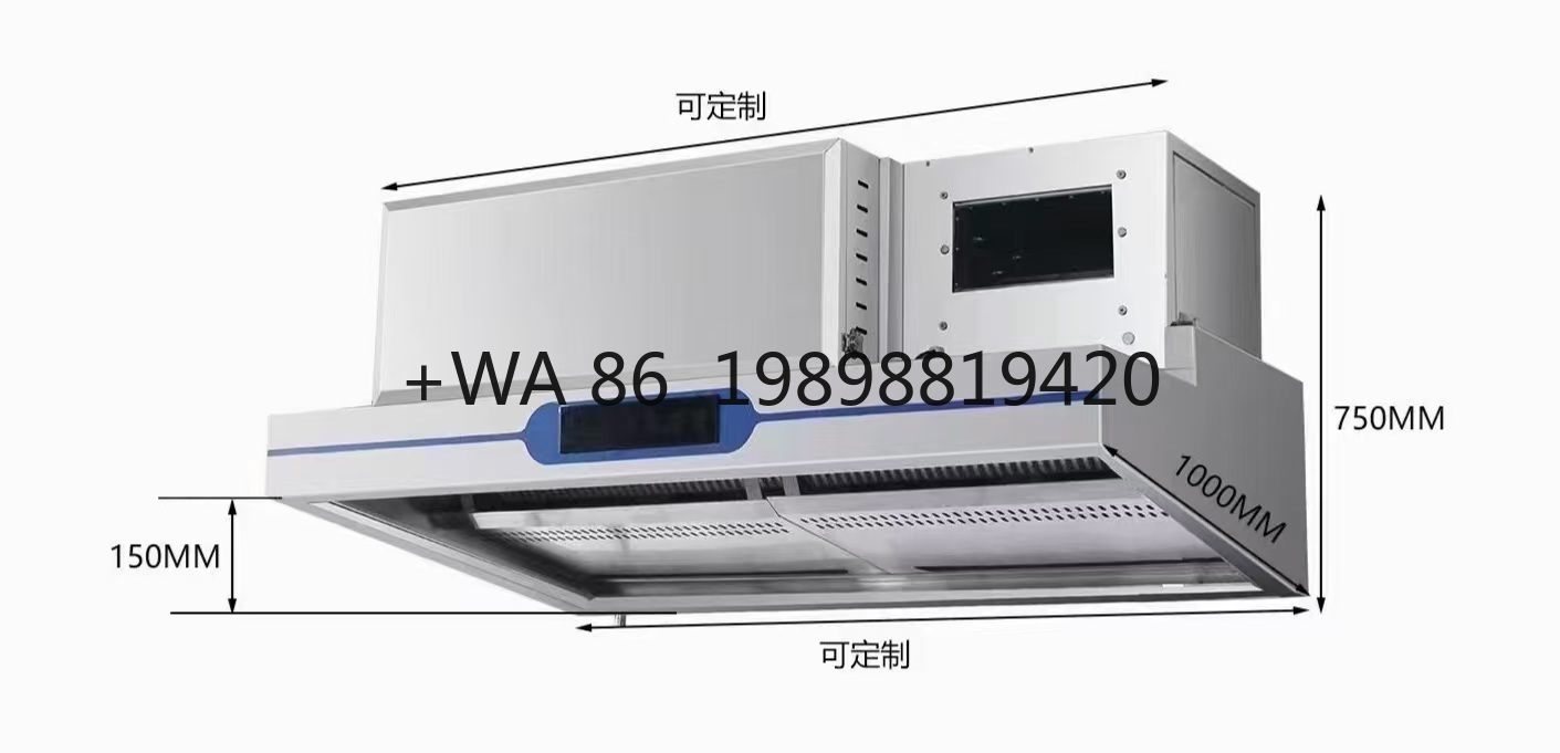 Commercial Kitchen Hood Exhaust Fans - Küchenentlüftungshauben, Hotel- und Restaurant-Abluft-Dunstabzugshaube mit Öldampf-Reiniger