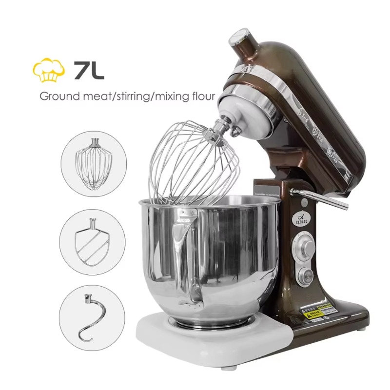 Commercial Kitchen Supplier - Haushaltsküche 7 Liter Edelstahl Rührschüssel Teigmixer