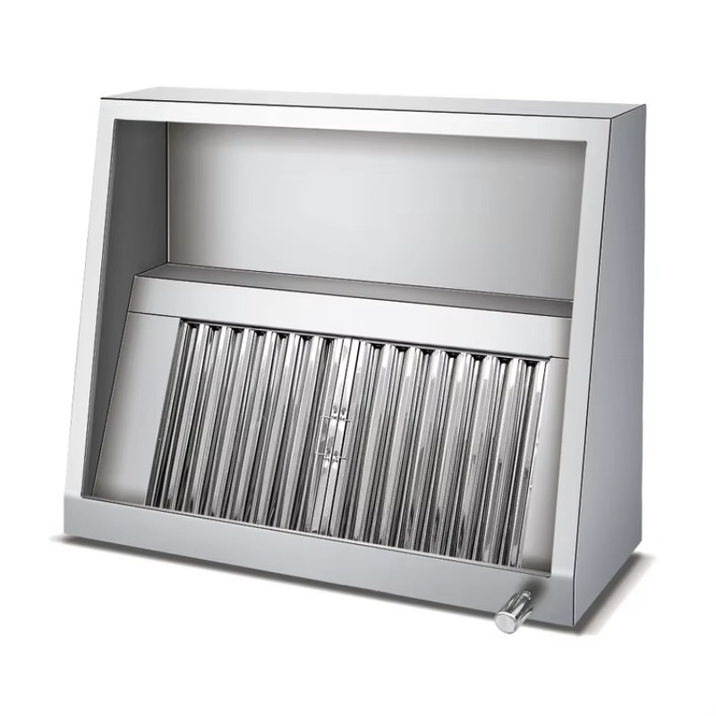 Commercial Kitchen Exhaust - Gewerbliche Edelstahl-Küchenabzugshaube Maßgefertigt 21m/min Elektrisch