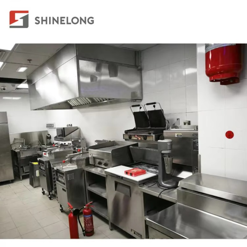 Commercial Kitchen Layout - Fast Food Restaurant-Ausrüstung, Küchenlayout-Design, kommerzielles Fast-Food-Ausrüstungsset,