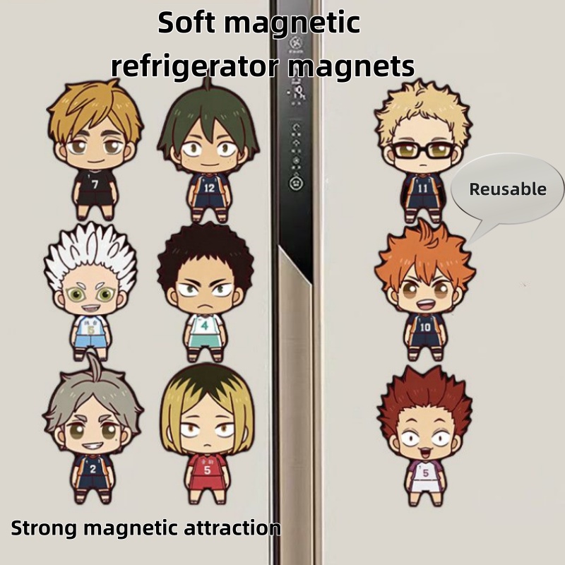 Commercial Kitchen Items - Bestseller Haikyuu!! Kreative Magnetische Kühlschrankaufkleber |