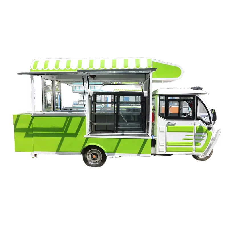 Commercial Kitchen Layout - Kommerzieller, kraftstoffbetriebener 3-Rad-Foodtruck mit individuellem Küchenlayout,