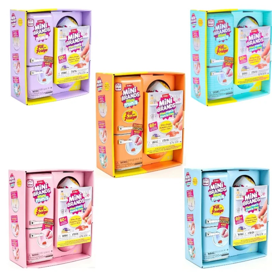 Commercial Kitchen Items - ZURU 5 Surprise Mini-Kühlschrank-Ball-Serie Blindbox-Spielzeugkollektion –