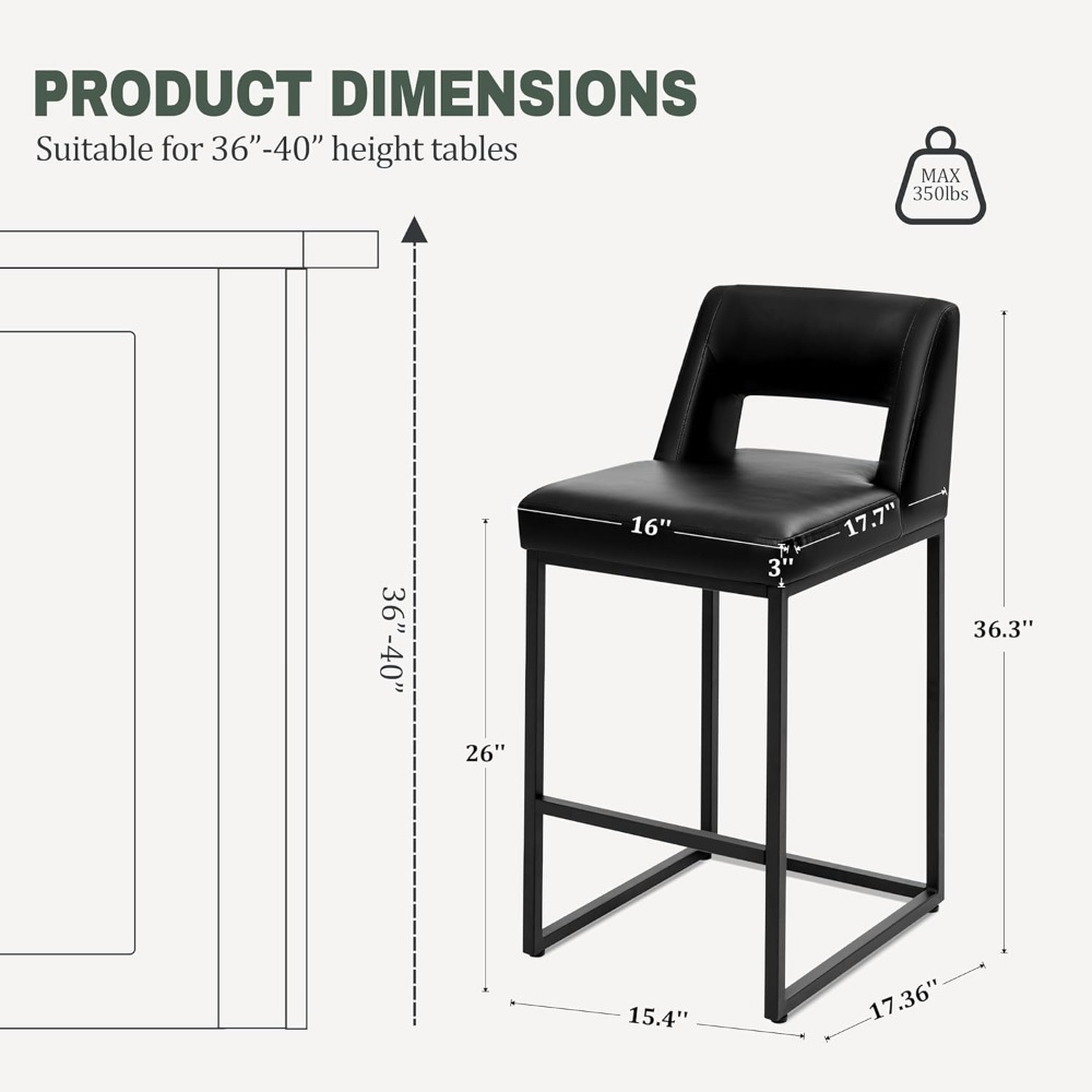 Neue schwarze Barhocker in The – Commercial Kitchen And Bar Bewertung und Preis