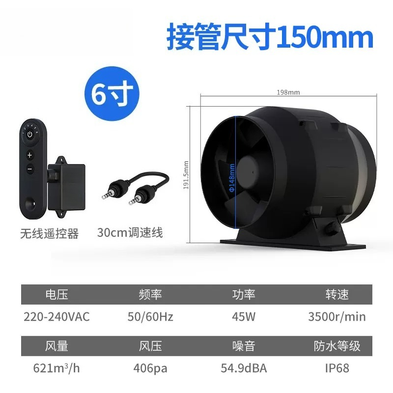 6-Zoll-Frequenzumrichter-Kanal – Commercial Kitchen Exhaust Bewertung und Preis