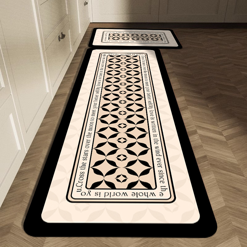 Schwarz-weißes geometrisches F – Commercial Kitchen Tile Bewertung und Preis