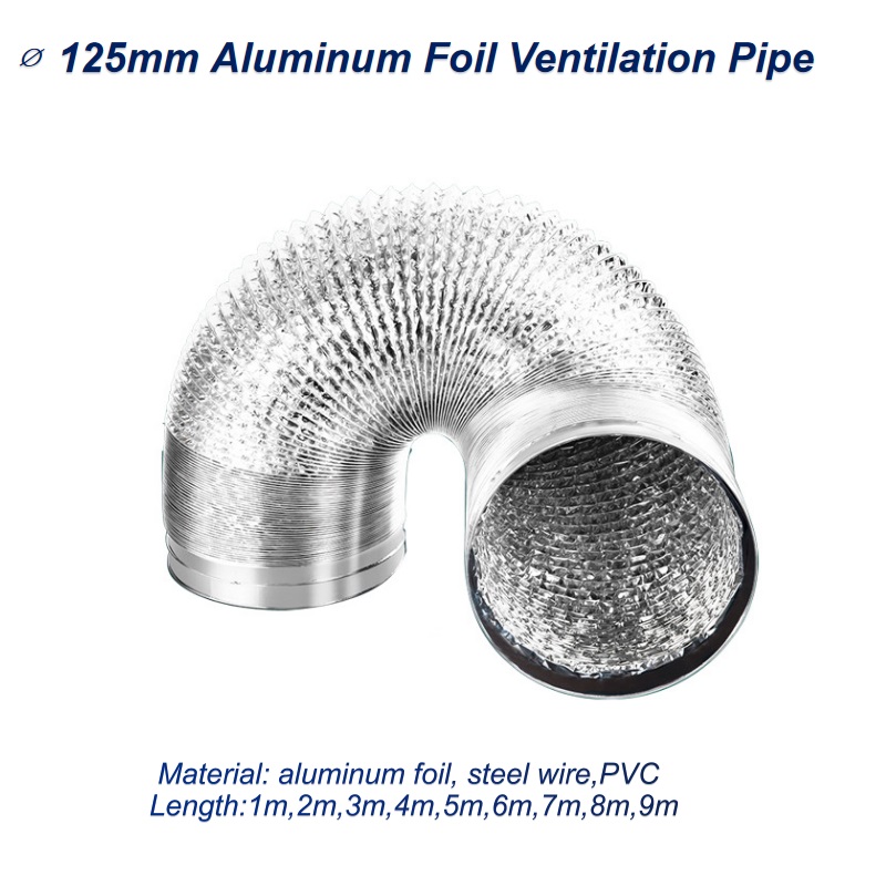 ∅ 125mm Aluminium folie Belüft – Commercial Kitchen Exhaust Bewertung und Preis