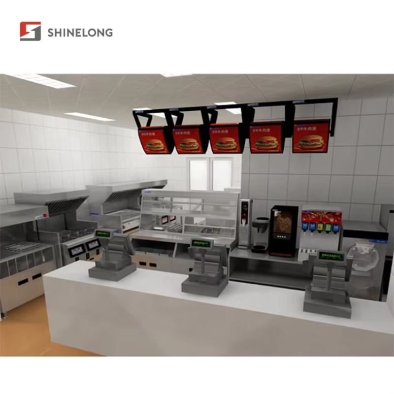 Fast Food Restaurant-Ausrüstun – Commercial Kitchen Layout Bewertung und Preis
