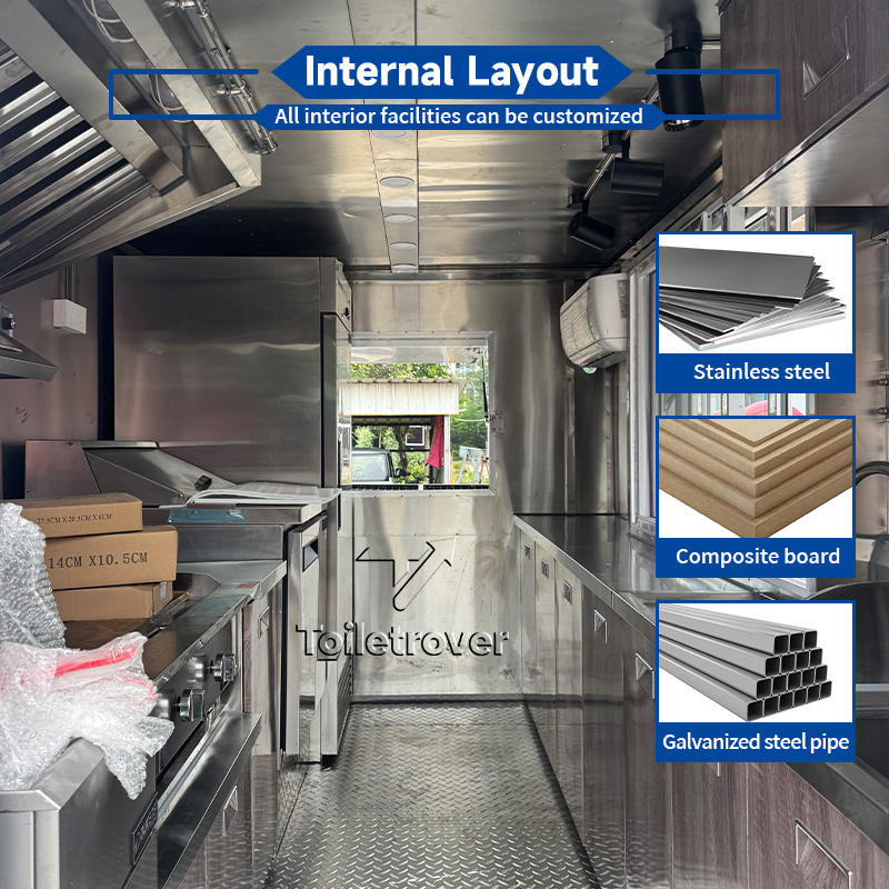 USA/UK Standard Imbisswagen mi – Commercial Kitchen Uk Bewertung und Preis
