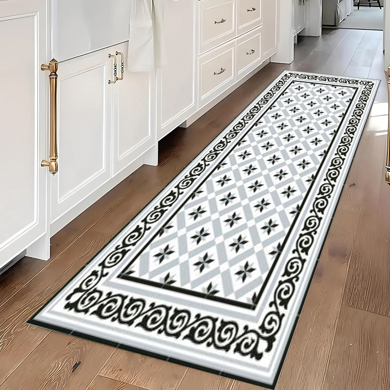 Blau-Grauer Geometrischer Flie – Commercial Kitchen Tile Bewertung und Preis
