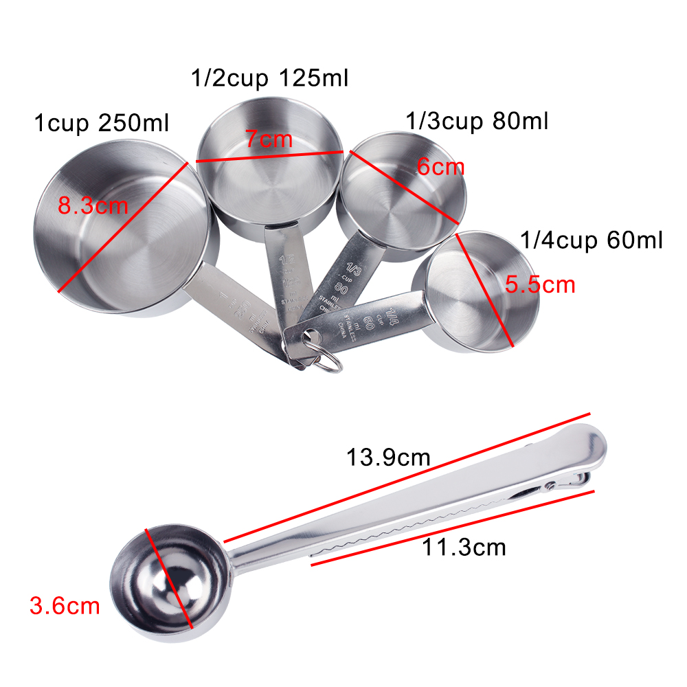 Stapelbare Messbecher und Löff – Commercial Kitchen Products Bewertung und Preis