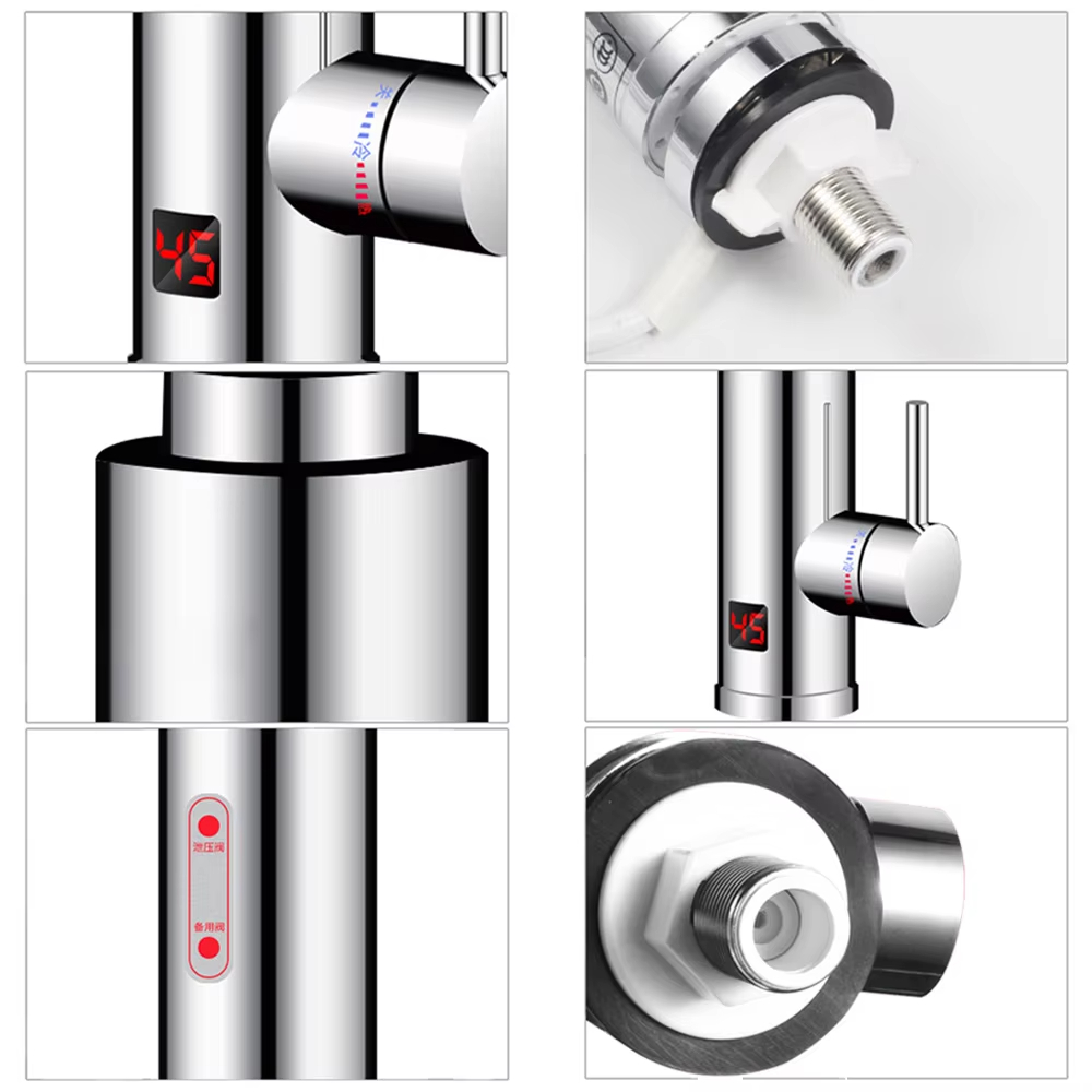 220V Elektrischer Durchlauferh – Commercial Kitchen Tap Bewertung und Preis