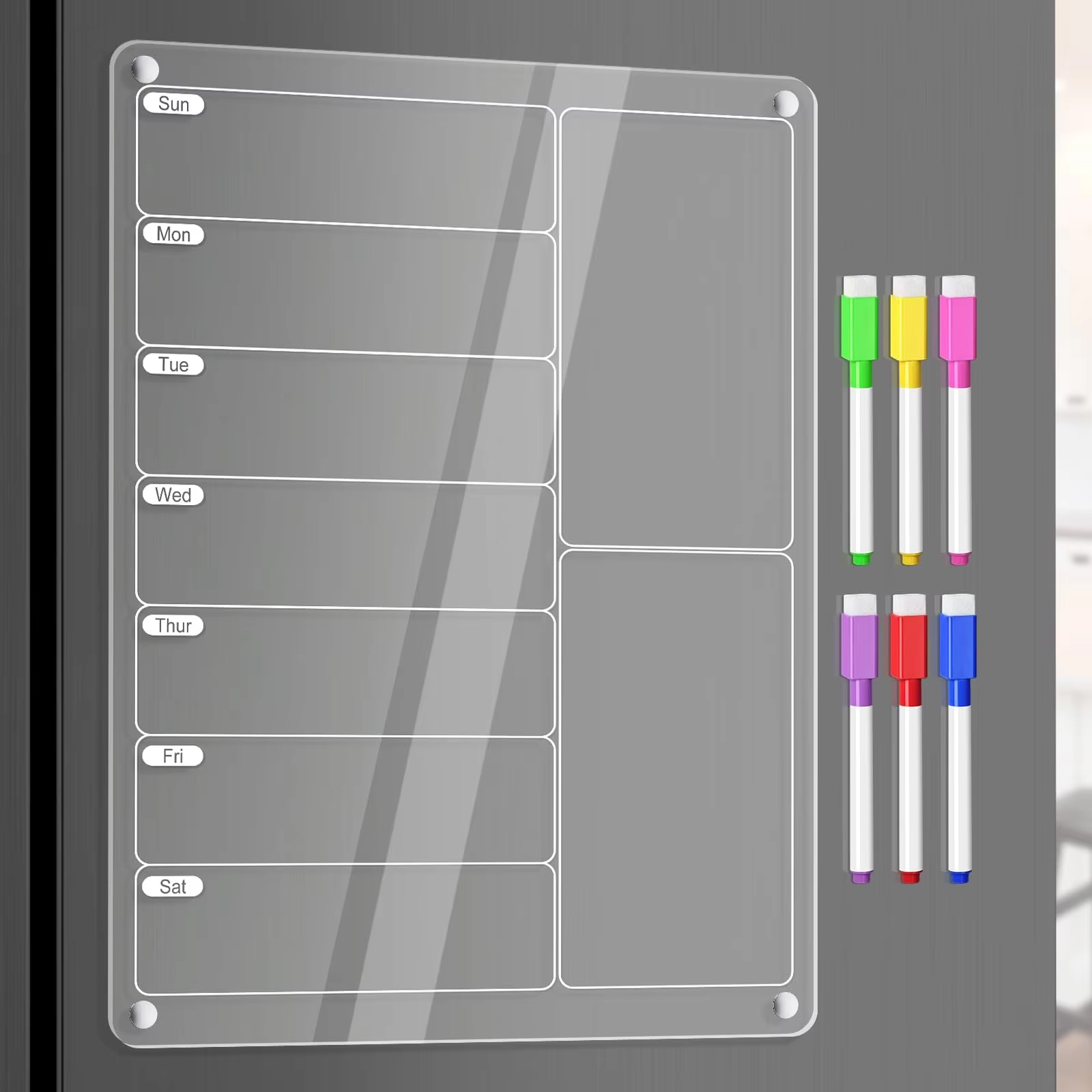 Acryl-Mahlzeitplaner, magnetis – Commercial Kitchen Layout Bewertung und Preis