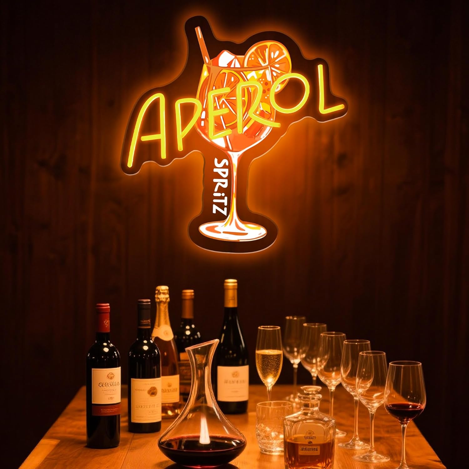 Aperol Spritz Neonschild, LED- – Commercial Kitchen And Bar Bewertung und Preis
