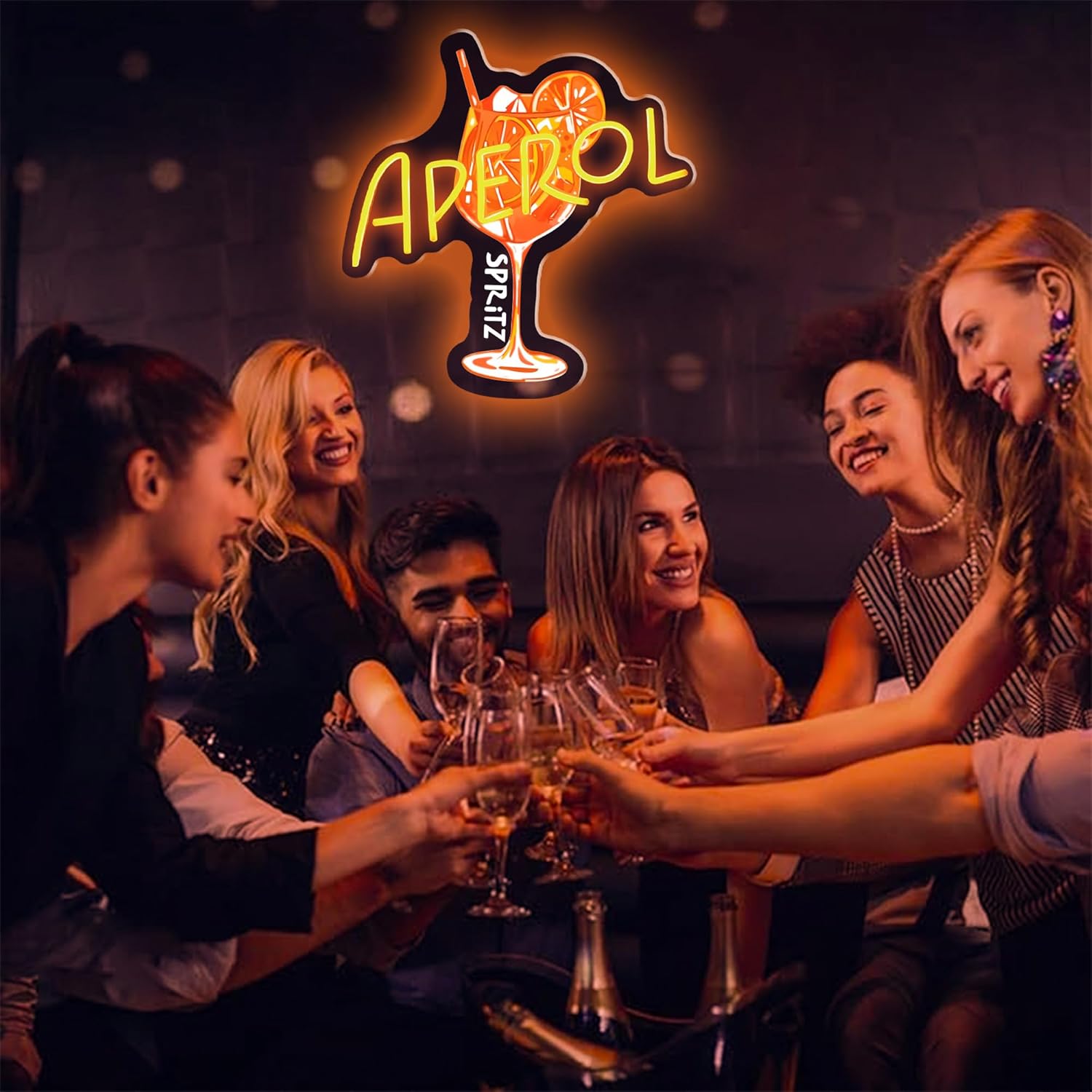 Aperol Spritz Neonschild, LED- – Commercial Kitchen And Bar Bewertung und Preis